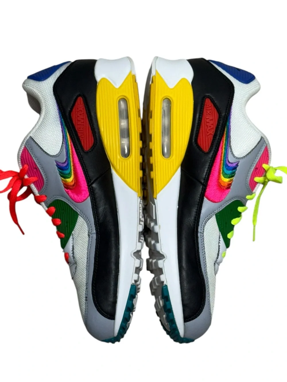Nike Air Max 90 Be True 2019 Rainbow Pride CJ5482-100 Men's Size 12 Low Top